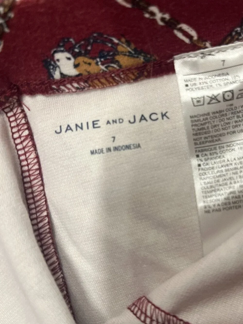 Janie and Jack Plaid Cape and Leggings with Horses Lot